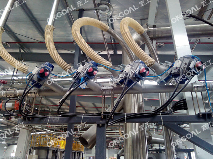 吸料多組份計量稱進(jìn)料口